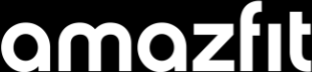 amazfit Logo weiß auf schwarz