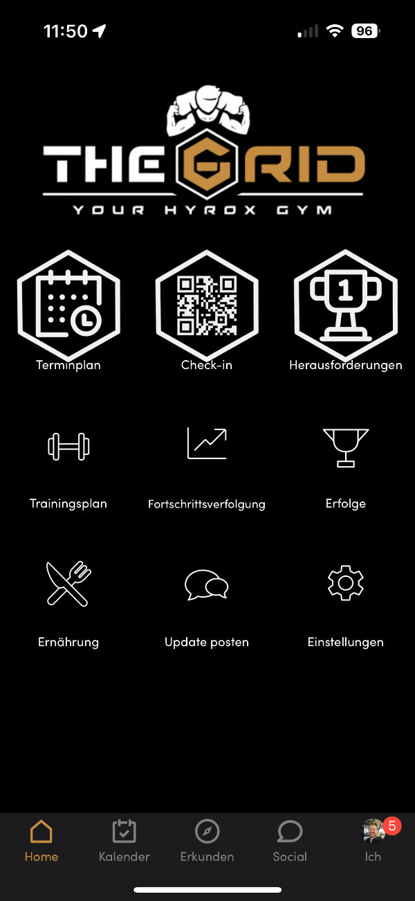 The Grid App Screenshot iOS